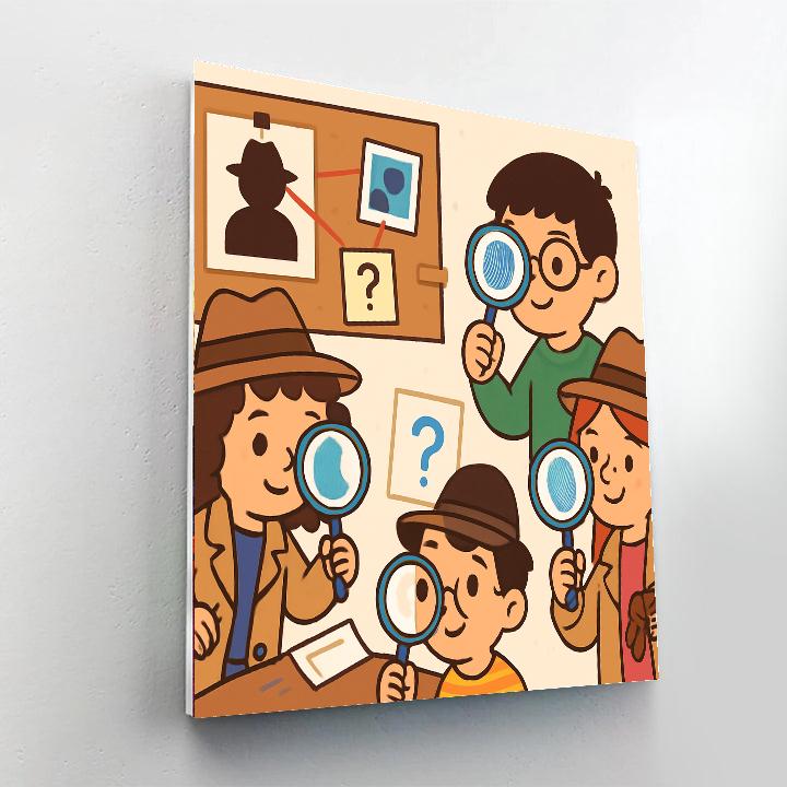 Super Sleuth Detective Club Numbered Painting Kits