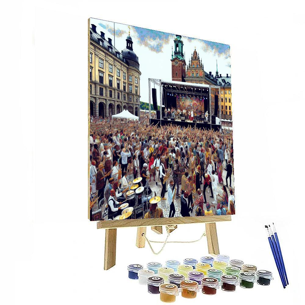 Stockholm Culture Festival - Sweden Painting Number Kit