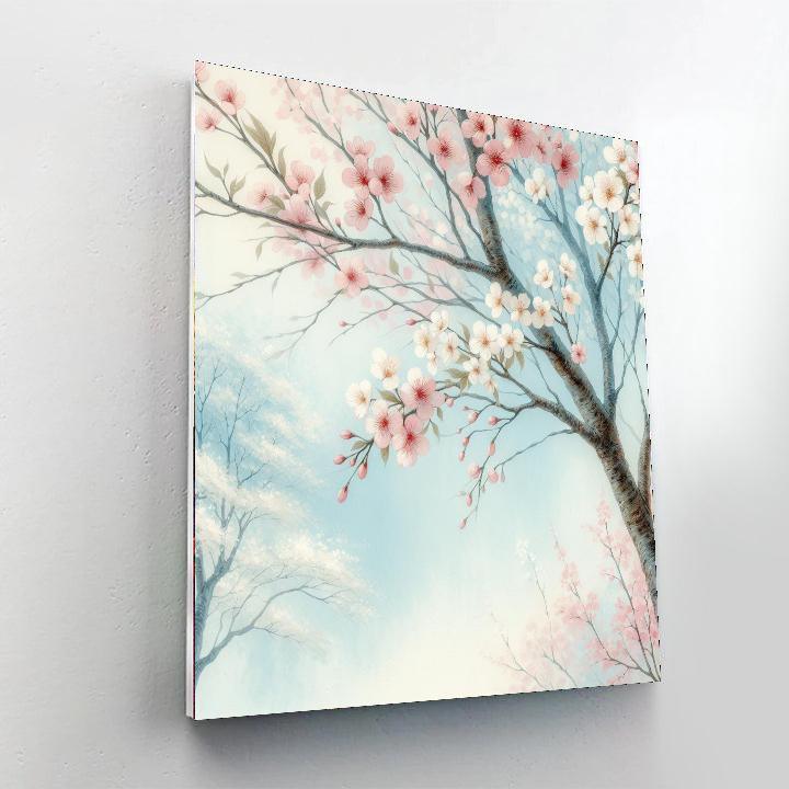 Cherry Blossom Harmony DIY Paint By Numbers