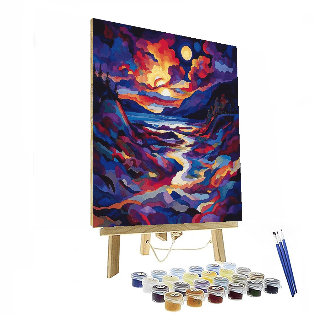 Wassily Kandinsky Inspired Infinite Dreamscape  Paint By Number