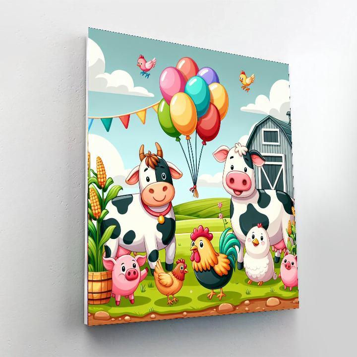 Farmyard Fiesta Paint By Numbers
