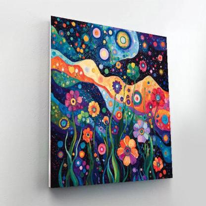 Wassily Kandinsky Inspired Celestial Floral Symphony  Paint By Numbers Kits