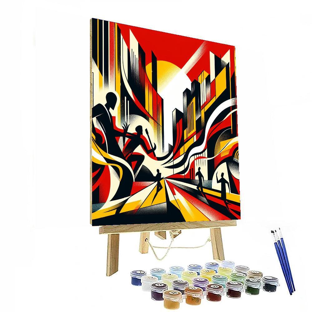 Modern Urban Art Numbered Painting Kits