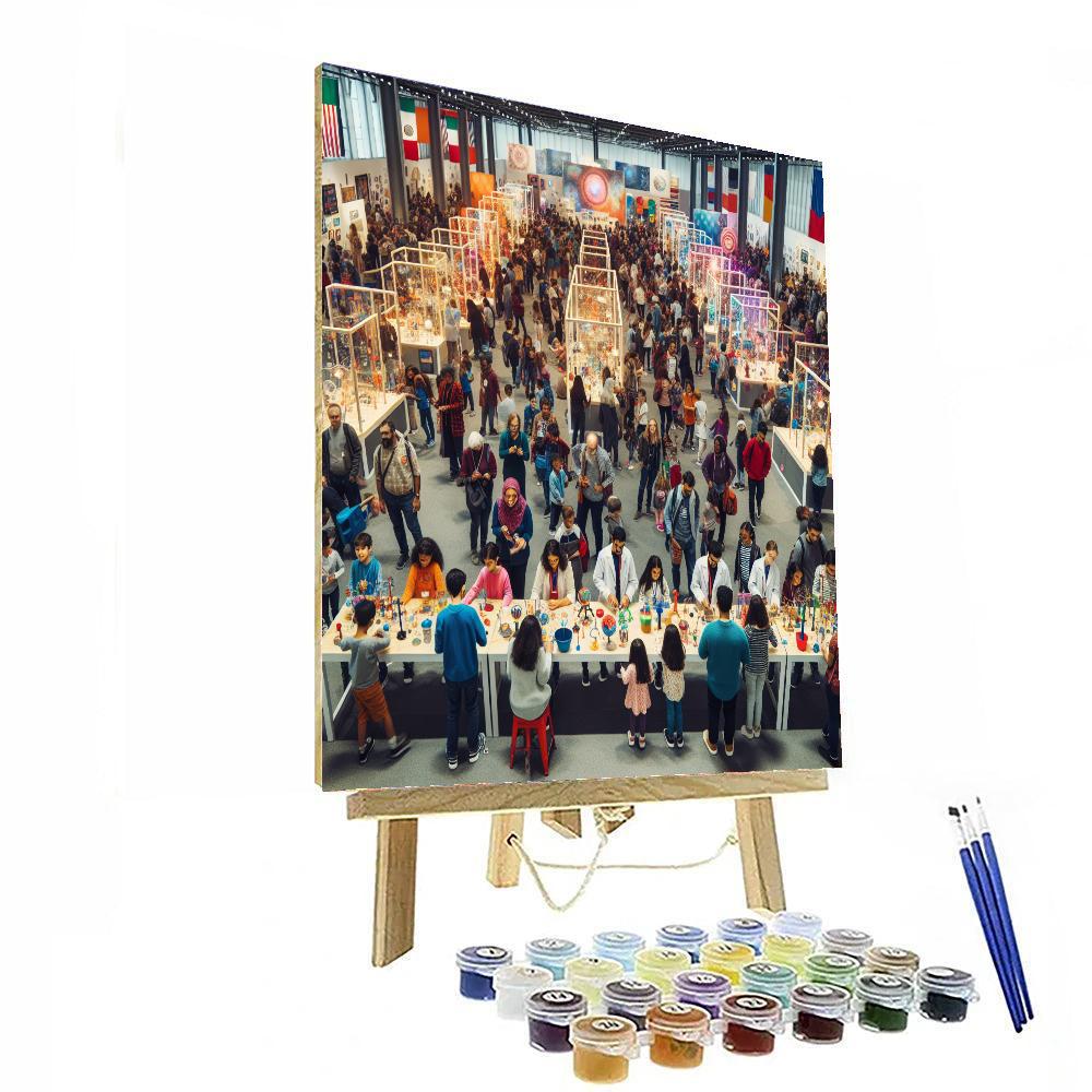 Glasgow Science Festival - United Kingdom Numbered Painting Kits