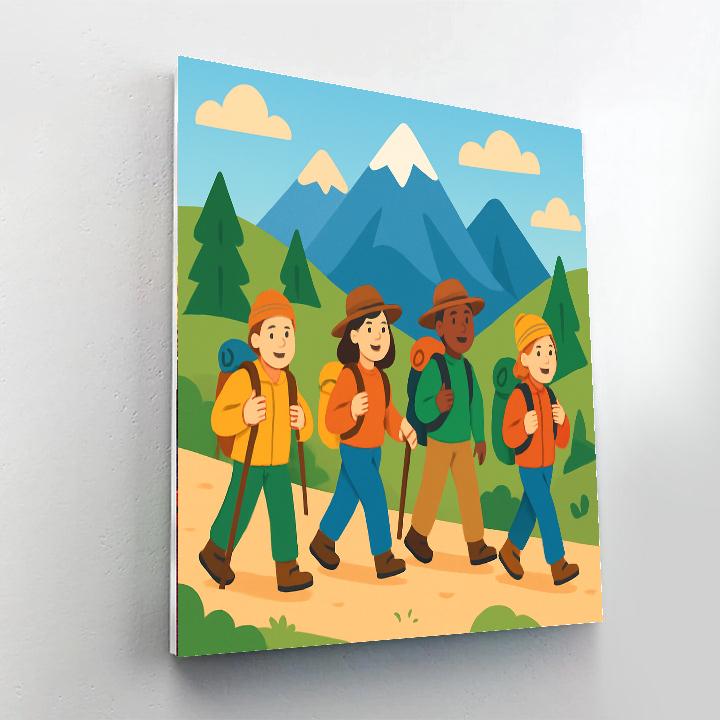 Mountain Mystery Expedition Paint By Color