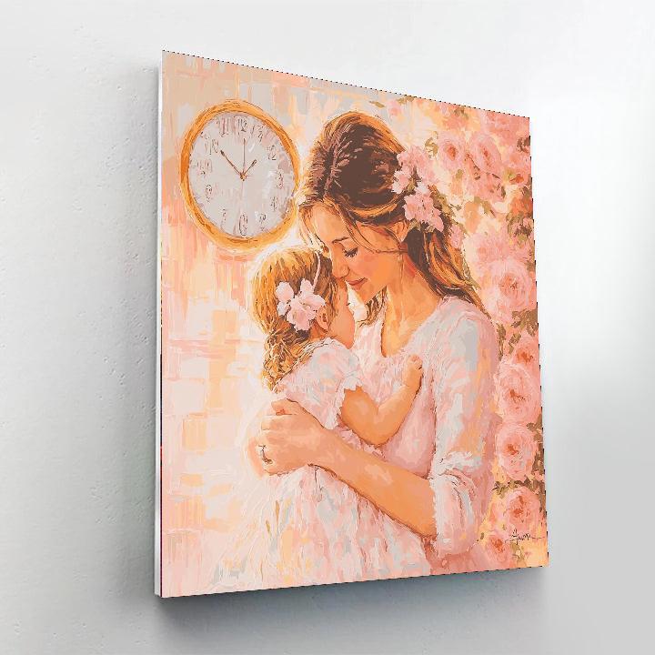A Mother’s Embrace Paint By Color