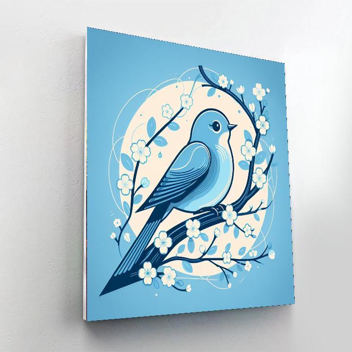 Curious Bluebird Paint By Numbers Kits