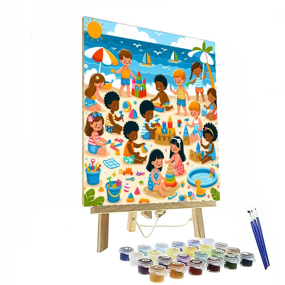 Joyful Seaside Adventure Numbered Painting Kits