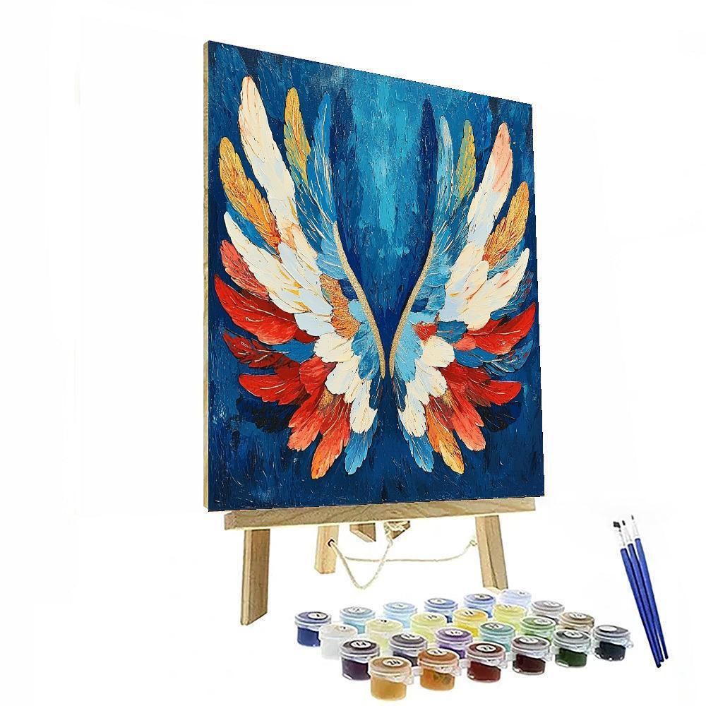 Frida Kahlo Inspired Wings Of Identity  Paint By Numbers Art