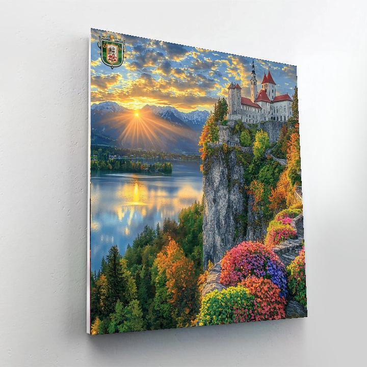 Bled Castle - Slovenia Paint By Number