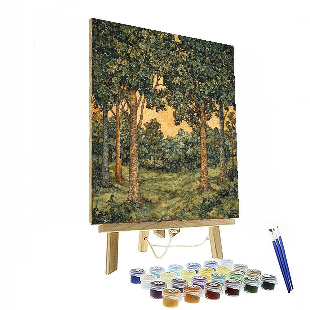 Michelangelo Inspired Sacred Woods  DIY Paint By Numbers