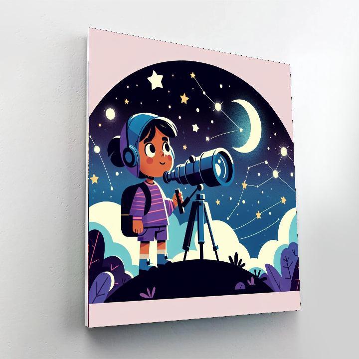 Stellar Stargazer's Quest Paint By Color