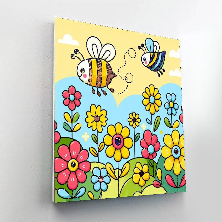 Happy Honey Bee Paint By Numbers Kits