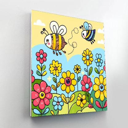 Happy Honey Bee Paint By Numbers Kits