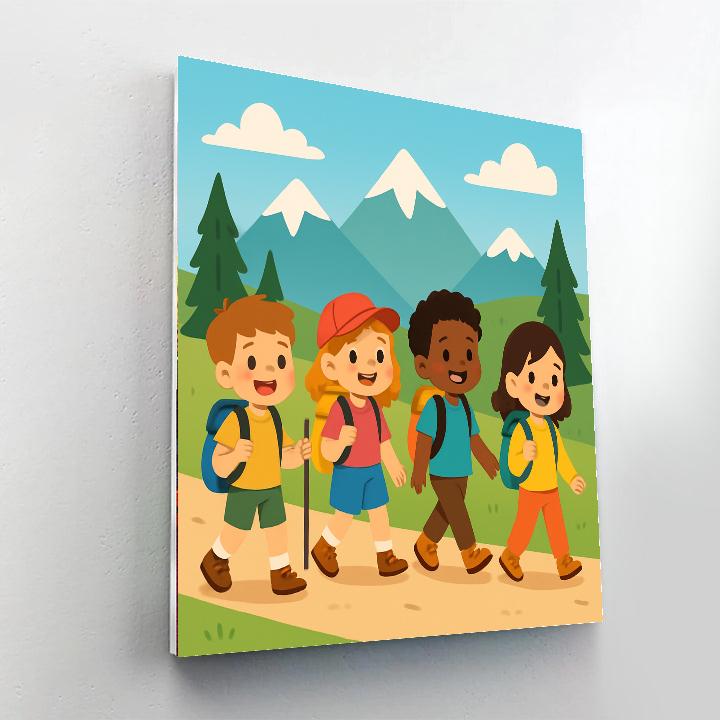 Happy Hikers Paint By Numbers