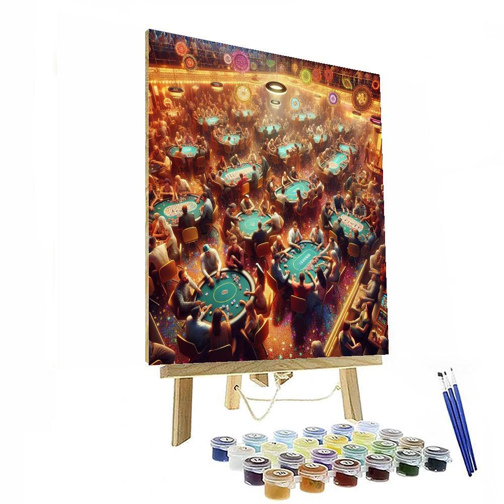 World Series Of Poker - Usa Painting Number Kit