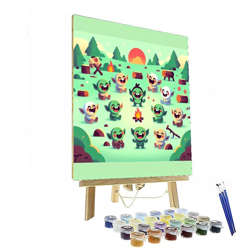 Giggling Goblins Gathering Paint By Number