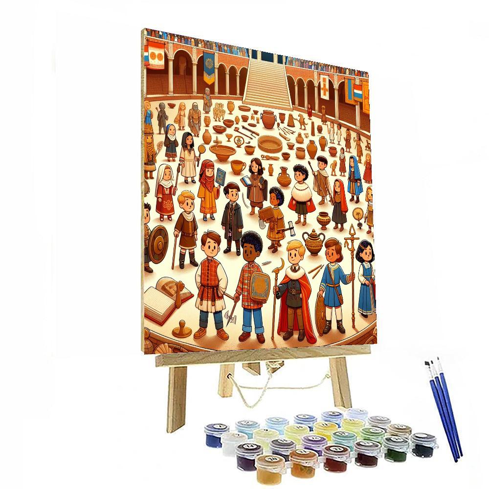 Historic Adventure Arena Paint By Number