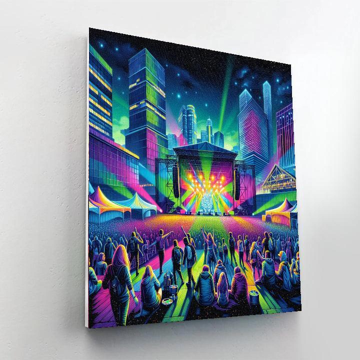 Nuits Sonores - France Paint By Numbers Kits