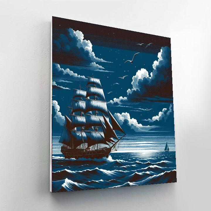 Timeless Seafarer's Journey Painting By Numbers Kit