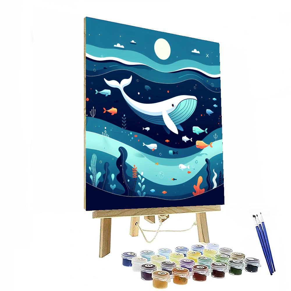 Wise Whale Wonders Paint By Numbers