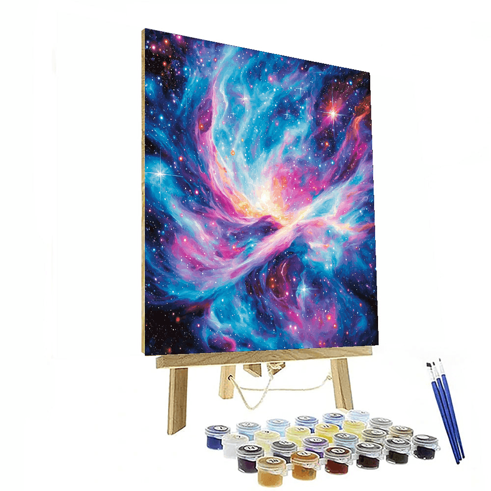 Roberto Matta Inspired Nebula's Heart - DIY Painting By Numbers Kit