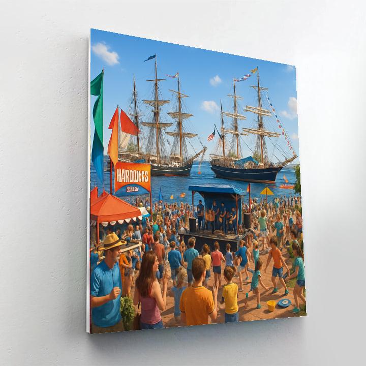 Harborfest - Norfolk, Virginia, Usa Paint By Numbers Art