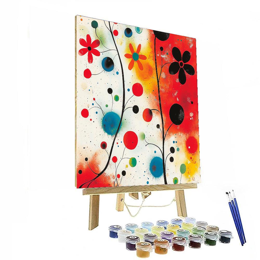 Joan Miró Inspired Dreamy Visions  Number Painting