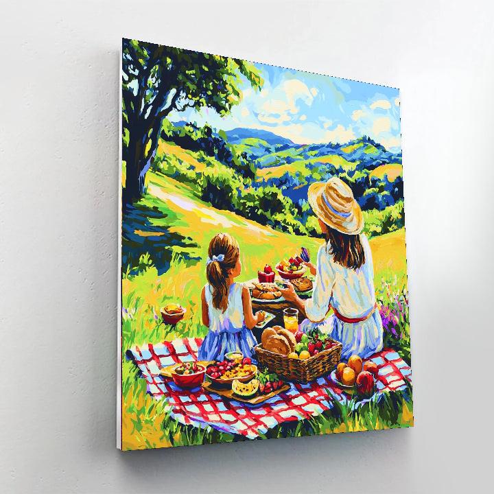 Picnic Paradise Paint By Color