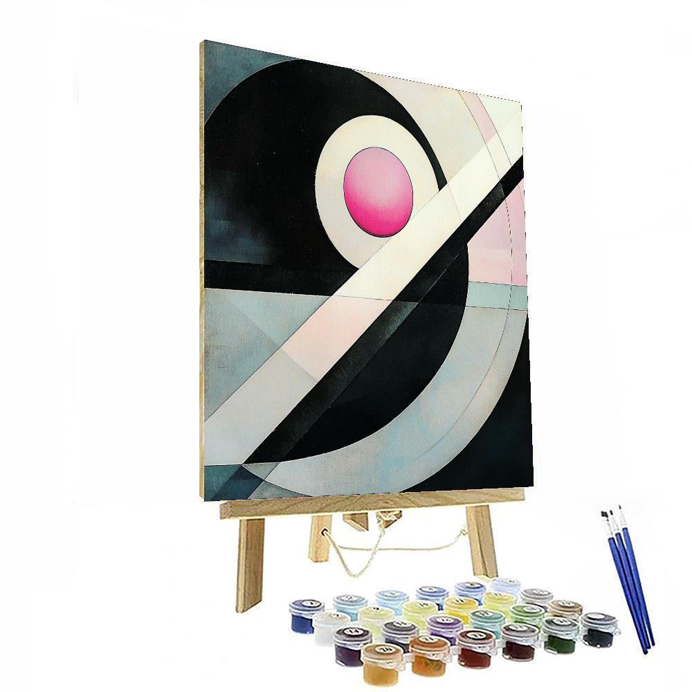 Kazimir Malevich Inspired Temporal Flow  Paint By Color