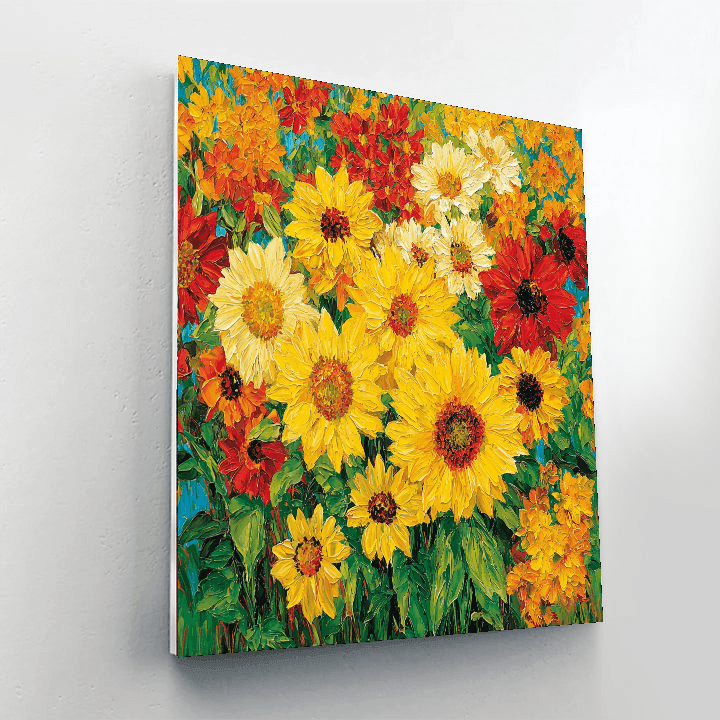 Vincent Van Gogh Inspired Joyful Blooms  Painting By Numbers Kit