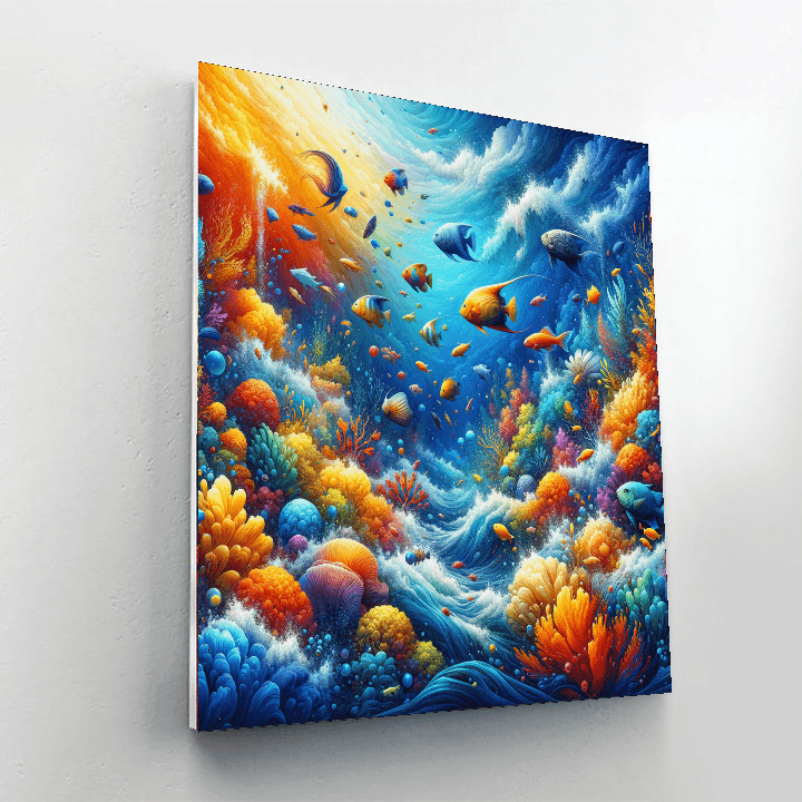 Mysterious Underwater World Numbered Painting Kits