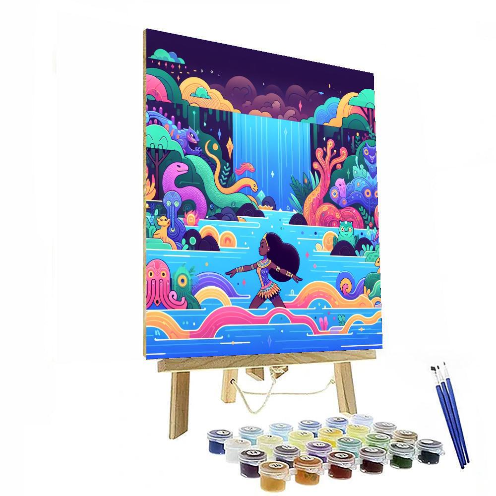 Enchanted River Expedition DIY Paint By Numbers