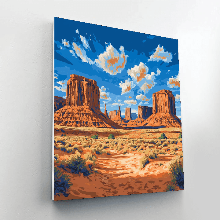 Monument Valley - Utah Paint By Numbers
