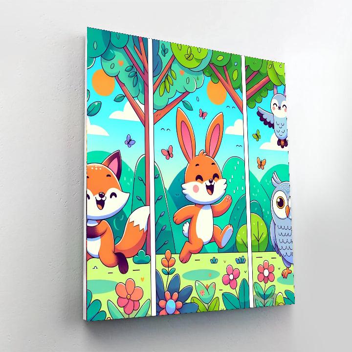 Magical Animal Adventures Paint By Numbers