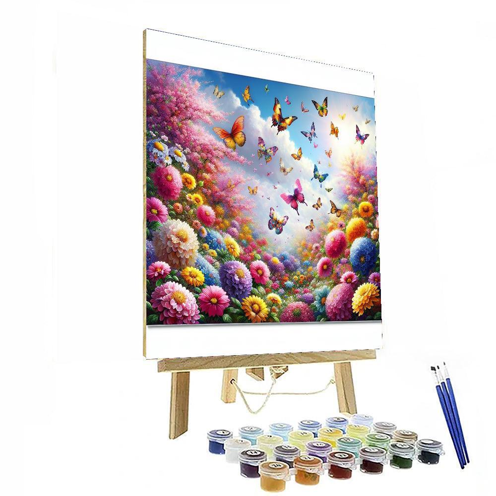 Lively Spring Awakening Painting Number Kit