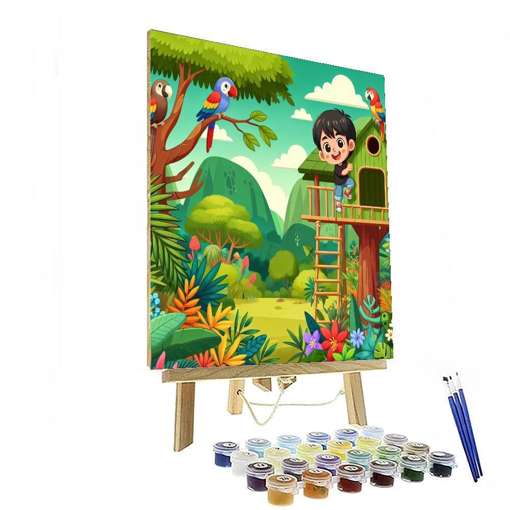 Jungle Canopy Clubhouse Paint By Numbers Kits