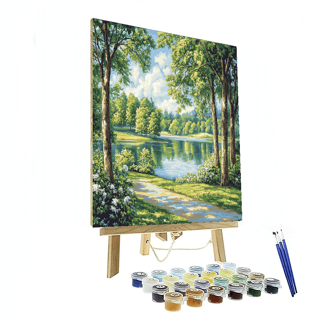 Constable Inspired Serene Lakeside - DIY Painting By Numbers Kit
