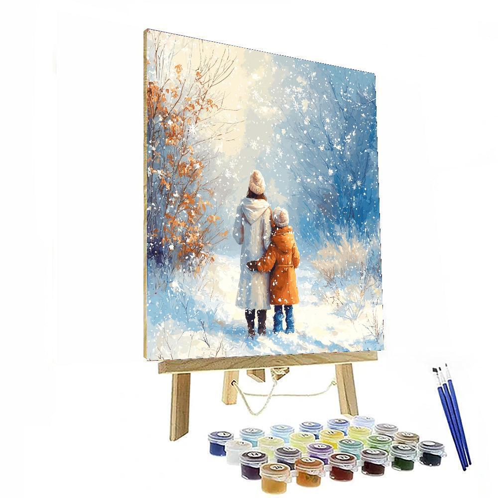 Silent Snowfall Paint By Numbers Kits
