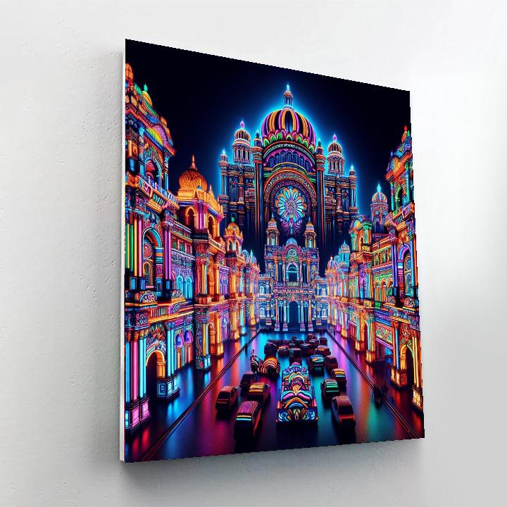 Fête De La Lumière - France Paint By Numbers Kits