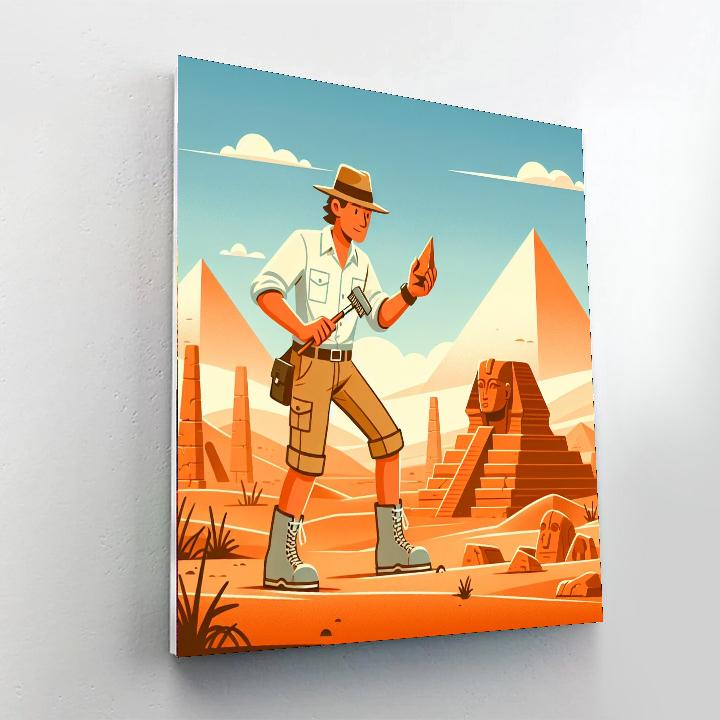 Historic Treasure Hunt Paint By Numbers Kits