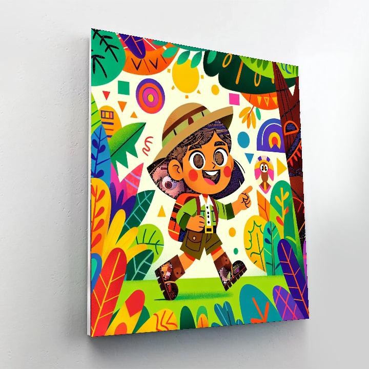 Daring Little Adventurer Number Painting