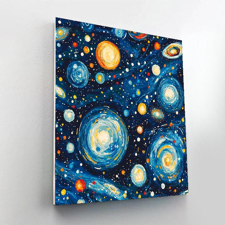 Joan Miró Inspired Galactic Patterns  Paint By Color