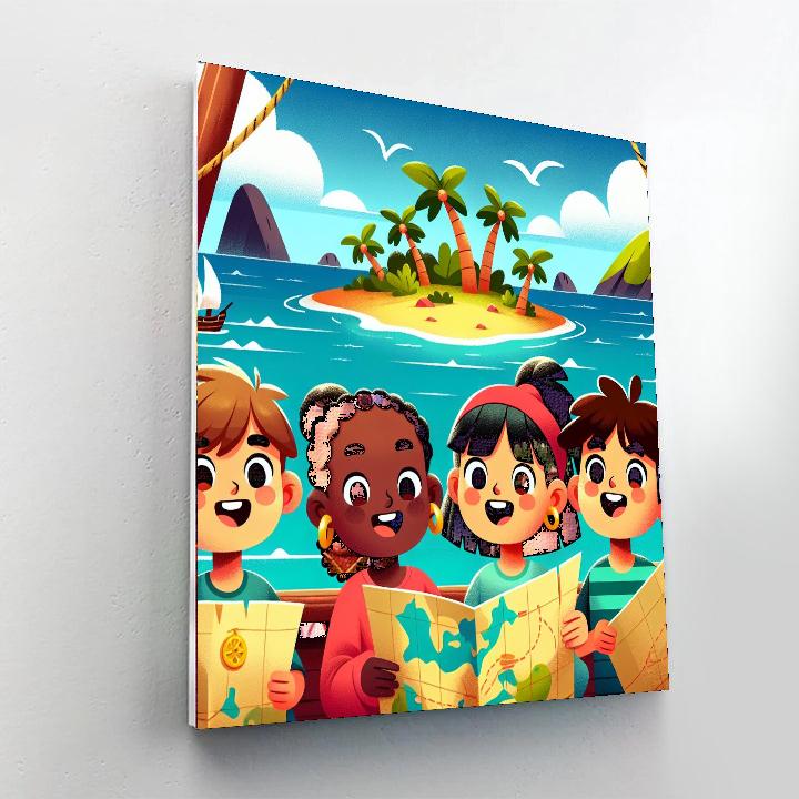 Sailor's Island Quest Number Painting