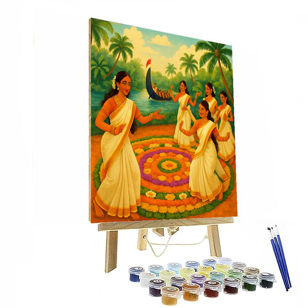 Onam Festival - India DIY Paint By Numbers