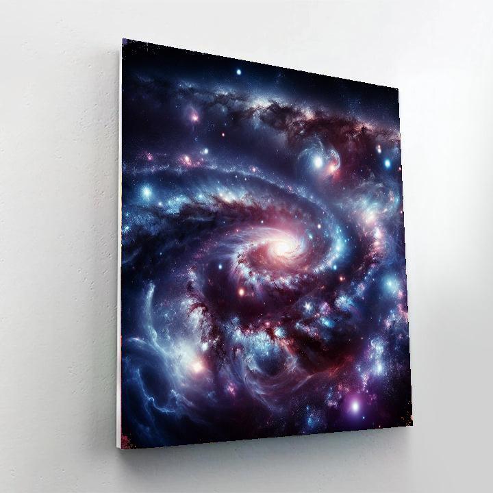 Cosmic Galaxy Dream Paint By Numbers Art