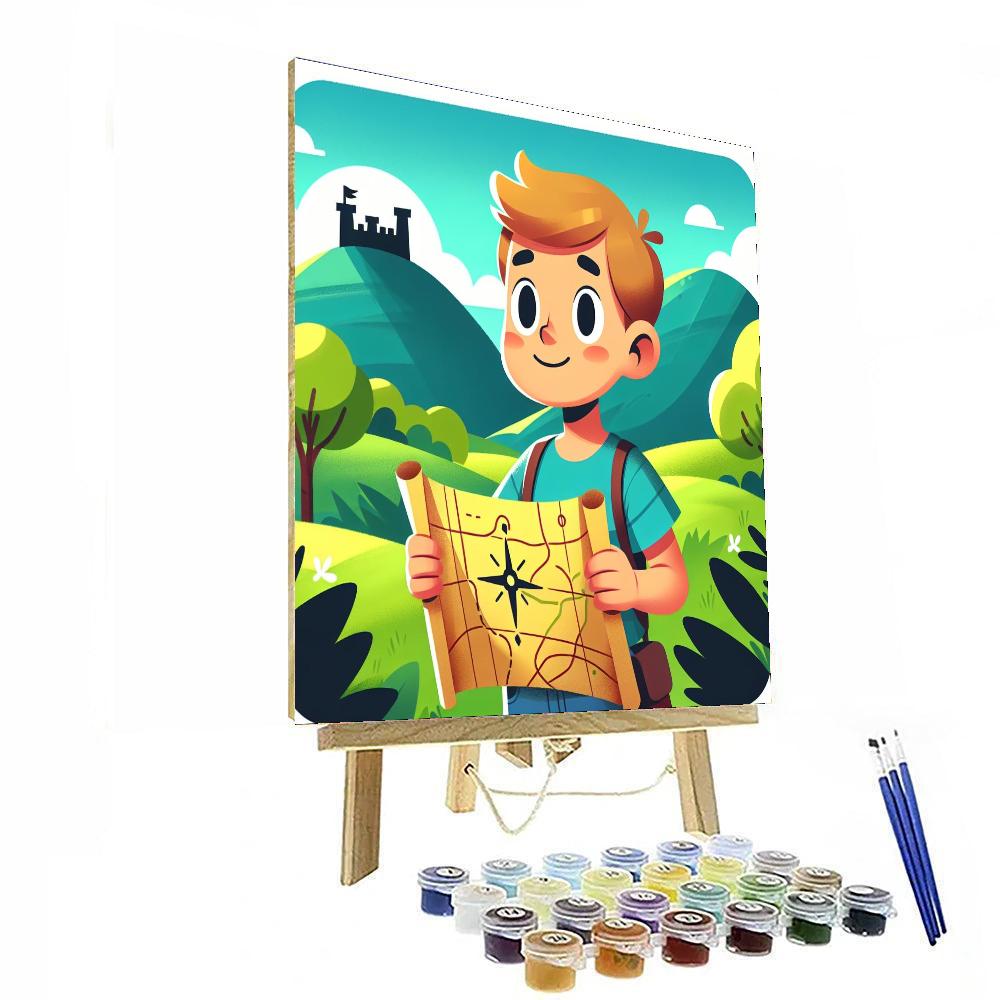 Magical Map Adventure Number Painting