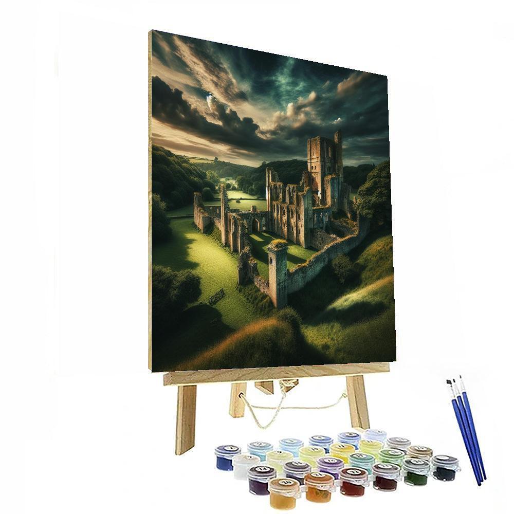 Ancient Castle Ruins Paint By Numbers Kits