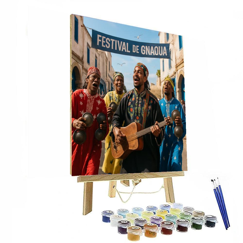 Festival De Gnaoua - Morocco DIY Paint By Numbers