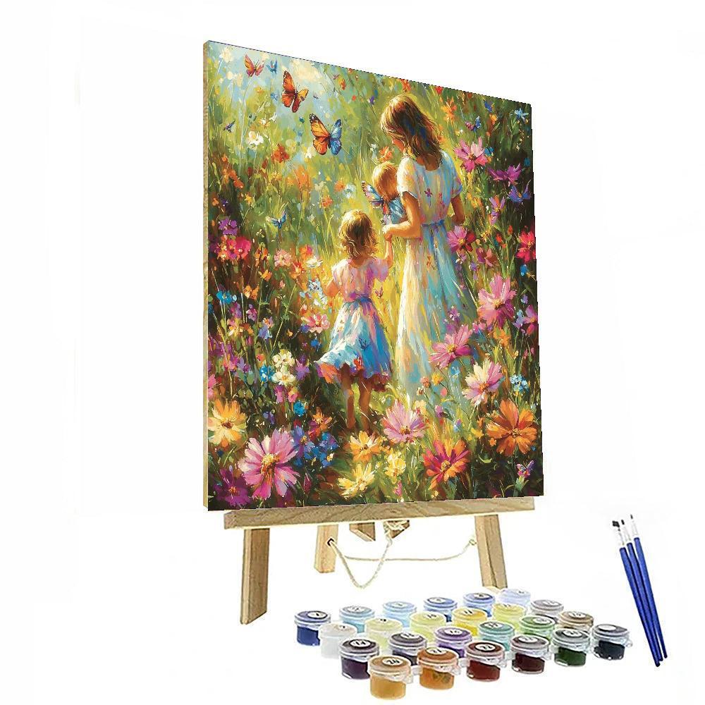 Mom's Magical Garden Numbered Painting Kits